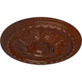 thumbnail image 3 of 28"OD x 2 3/4"P Stockport Ceiling Medallion (Fits Canopies up to 6 1/4"), Hand-Painted Burnished Mahogany Crackle, 3 of 6