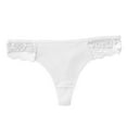 thumbnail image 4 of Aayomet Culotte Femme Taille Coton Dentelle String Femme (Blanc, m), 4 of 5