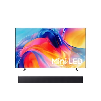 Combo TV Samsung 65" Mini Led M70HAF Vision AI 4K (2026) + Barra de Sonido 2.0 Ch HW-B400F