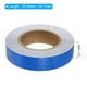 thumbnail image 2 of Uxcell 1 rollo de cinta reflectante, cinta reflectante impermeable, cinta de advertencia de seguridad, reflector para camiones y coches, azul, 1.2 pulgadas x 82 pies, 2 of 7