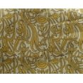 thumbnail image 4 of oneOone Georgette Viscose Fabric Leaves & Floral Block Printed Craft Fabric BTY 42 Inch Wide, 4 of 4