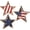 Blue, variant on Wooden Stars Decorations, Patriotic Memorial Day Star Tiered Tray Decor Set of 3, Fourth of July Red White Blue Decoration for Home Office Table Shelf(Style C)