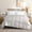 Silver Grey, variant on 100% Cotton All-Season Comforter - Box Stitched Comforter - Bedding with Corner Tabs Machine Washable Lightweight Color Silver-gray Solid Pattern Size Queen (90"x 90")