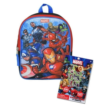 Marvel Avengers 11" Backpack & Sticker Book Set