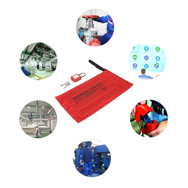 Candado de seguridad, candado de seguridad con grillete de 38 mm, candado con etiqueta, diseño revolucionario