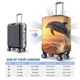thumbnail image 4 of Fotbe Sunset Dancing Dolphin A Funda Protectora para Equipaje, Antirrayones y Resistente a la Suciedad, Compatible con Maletas de 18 a 32 Pulgadas-Large, 4 of 7