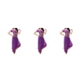 thumbnail image 4 of Sonducket Pantalones de danza del vientre indio para mujer, conjunto de traje con parte trasera de baile, traje de manga profesional, Type1 NO1, 4 of 6