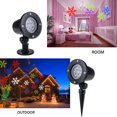 thumbnail image 4 of Waterproof Moving Snowflake Laser Projector light Christmas New Year LED Stage Light Outdoor Snow Party Garden Landscape Lamp, 4 of 15