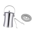 thumbnail image 4 of jifeng Ice Bucket Strainer Double Walled Ice Cube Container for KTV Dining Room BBQ 3L, 4 of 9