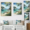 thumbnail image 4 of Designart "Coastal Breeze Thai Tree" Nautical & Beach Floater Framed Canvas Wall Art, 4 of 7