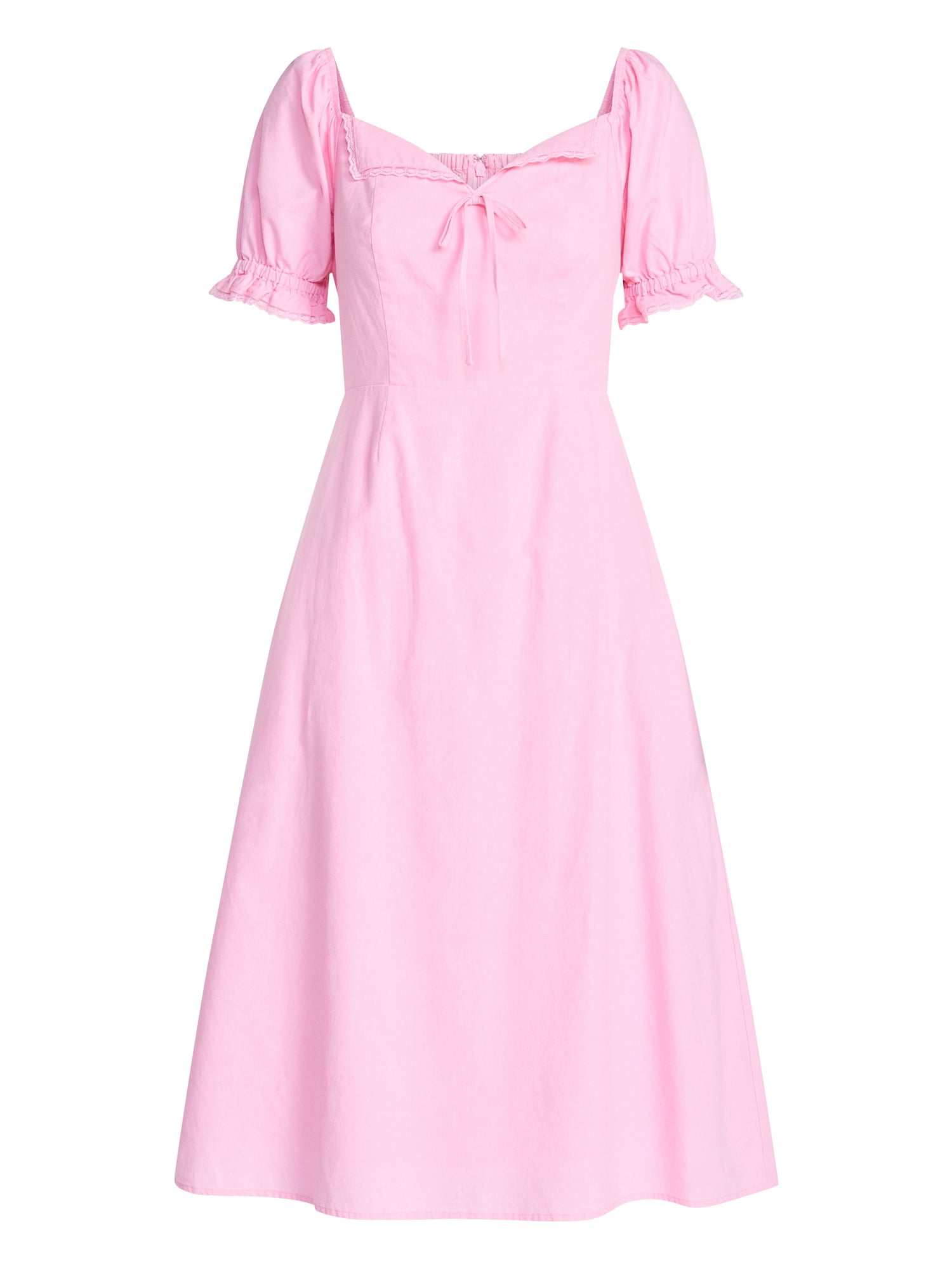Scoop Women's and Women's Plus Lace Collar Dress, Sizes XS-4X