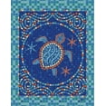 thumbnail image 2 of Woo, Teresa 12x14 White Modern Wood Framed Museum Art Print Titled - Macedonia Reef Turtle, 2 of 4