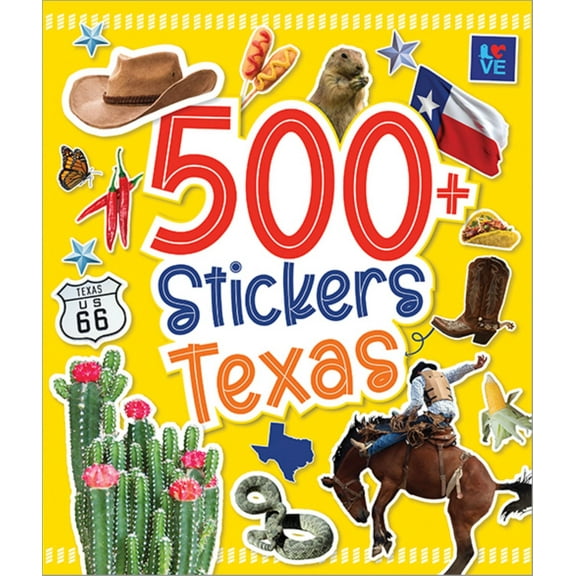 500 Stickers: Texas (Paperback)