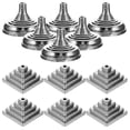 thumbnail image 2 of 20 Pcs Supports de Drapeaux de Bureau Supports de Drapeaux Universels Base de Mât de Drapeau pour Réunion, 2 of 8