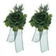 thumbnail image 1 of Uxcell 2 Pcs Pulseras Corsage de Flores Verdes Artificiales, Corsage de Muñeca para Boda Novia Novio Ceremonia Aniversario Prom Fiesta, 1 of 6