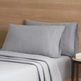 thumbnail image 4 of Mainstays Extra Soft Jersey Pillowcase Set, Standard/Queen, Grey Heather, 2 Pieces, 4 of 6