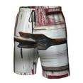thumbnail image 4 of Sikiie Poignée de Porte Rustique Gros Plan Imprimé Shorts de Plage pour Hommes, Shorts à Séchage Rapide Haute Élasticité - avec Cordon et Poches Antidérapantes, Adaptés pour Plage, Sports, Vacances-TG, 4 of 6