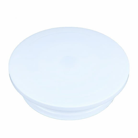 ACDANC 2026 New 360 Degrees Rotation Cake Rotating Stand White 1Set for Cake Decorating,Baking,Icing,Pastry,10.6X8.9X2.8In