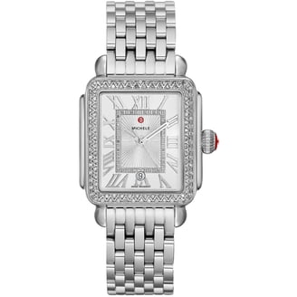Michele Deco Mid Diamond Mother of Pearl Dial Women display picture 1