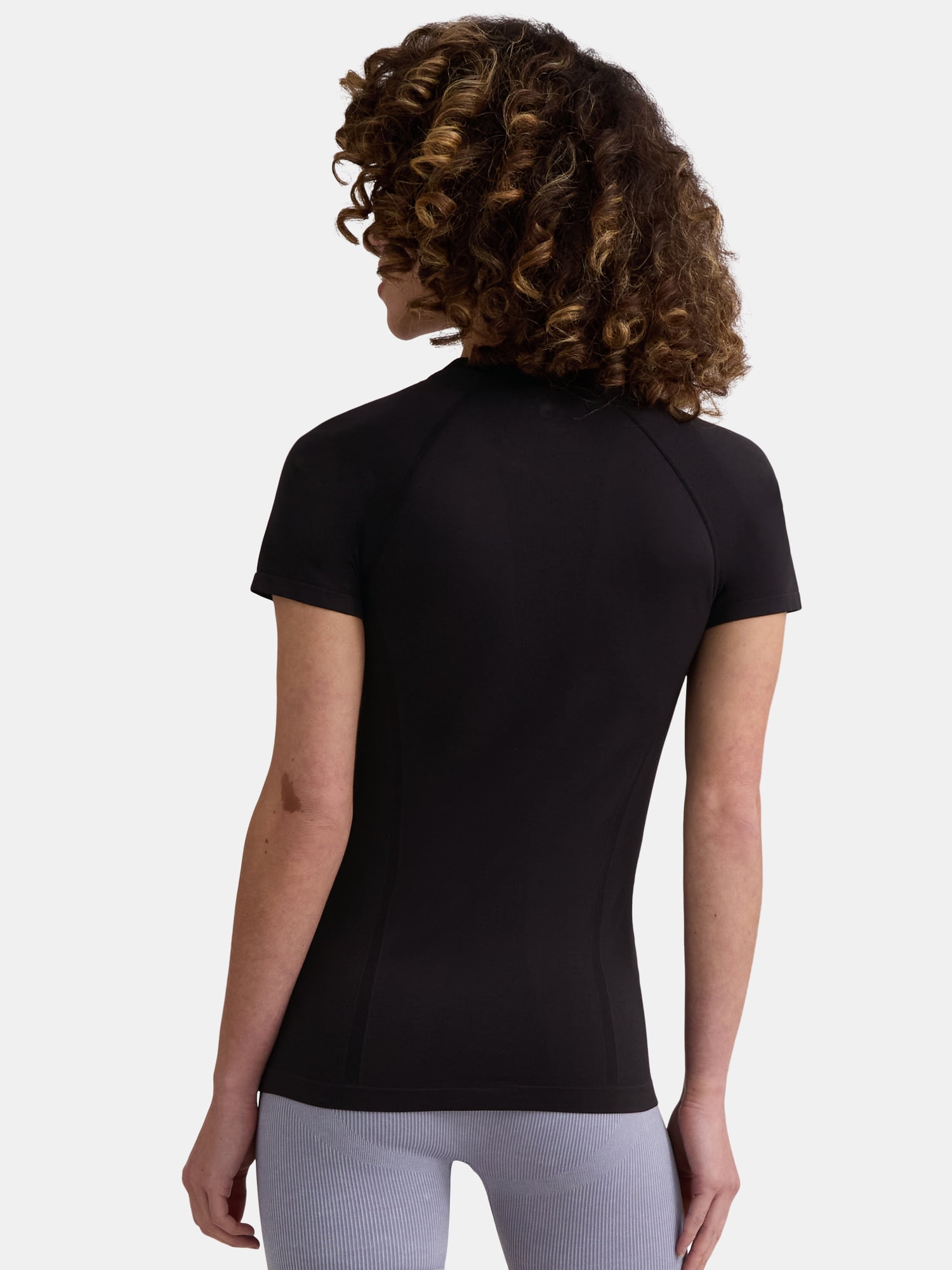 Avia Women’s Seamless Active Tee with Short Sleeves, Sizes XS-XXXL