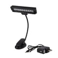 thumbnail image 2 of Noref Portable 10 LED Clip-on Music Stand Clamp  Light  Bedroom Desk Reading Lamp AC 110V ~220V   ,Clamp Lights, Clip-on Music Stand Light, 2 of 3