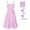 Pink, variant on MEZZALL Girls Pink Dress Movie Kids Party Dress Up Relaxed Fit Toddler Sundress, Pink, 5-6 Years