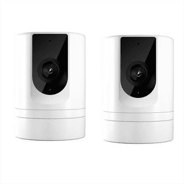 2PC 1080P Security Camera Indoor, Pet Camera Use Ease Life APP , Voice Intercom Foldable Baby Camera for Home Security
