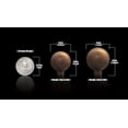 thumbnail image 6 of Goo-Ki 6 Pack Cabinet Knob Champagne Bronze Cabinet Pull Modern Drawer Handle Wardrobe Cabinet Door Handle, 6 of 6