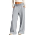 thumbnail image 3 of shoper Girls Oversized Wide Leg Sweatpants Kids Baggy Sweat Pants for Girls Drawstring Waist Casual Preppy Athletic Straight Leg Joggers with Pockets Track Pants Age for 5-14 Years, 3 of 6