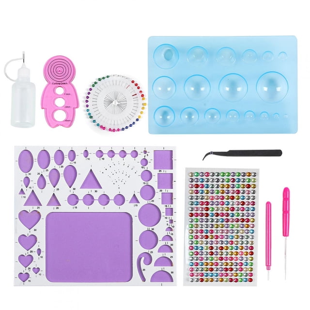 Beautiful Quilling Starter Kit, Paper Quilling Tool, Photo Album For Home Christmas Halloween Thanksgiving Valentine's Day Office
