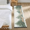 thumbnail image 2 of WOBOGO Two Deer Are in The Snow Bedside long rug delicate and soft modern indoor area decor non slip carpet for bed room corridor entrance balcony, 2 of 8