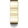 thumbnail image 3 of Womens 14K Yellow Gold, 8.0mm Flat Comfort-Fit Wedding Band (sz 9.5), 3 of 3
