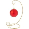 thumbnail image 2 of Bard's Scroll Gold-toned Ornament Stand, Medium, 9" H x 5" W x 5" D, Pack of 12, 2 of 5