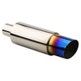 thumbnail image 1 of Car Exhaust Pipe Muffler Tail Pipe Rear Straight Row Drum Stainless Steel Exhaust System End Modified Parts, 1 of 8