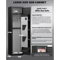thumbnail image 4 of Silkight Gun Safe, Biometric Long Gun Safes with Fingerprint, Quick Access Long Gun Safe with Pistol Bag, Gun Cabinet with Removable Shelf & Gun Rack, Backlit Keypad & LED Light, 4 of 8
