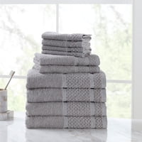 [Soft & Durable] Mainstays Value 10-Piece Cotton Bath Towel Set Collection