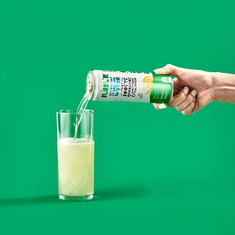 BUBBL'R Antioxidant Sparkling Water, Lemon Lime Twist'r, 12