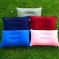 thumbnail image 4 of Almohada de flocado para exteriores, almohada inflable rectangular, almohada cuadrada portátil para viajes y campamentos, 4 of 6