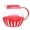 Red, variant on CEORPER Effortless Homemade Popcorn Glass Cooker Suitable for Standard Microwaves