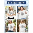 thumbnail image 6 of XCHQRTI Women Happy Easter Shirts Short Sleeves Plus Size T shirt Tops, 6 of 9