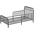 thumbnail image 6 of Little Seeds Monarch Hill Ivy Metal Toddler Bed, Gray, 6 of 22
