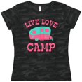 thumbnail image 3 of Inktastic Live Love Camp RV Women's T-Shirt, 3 of 5