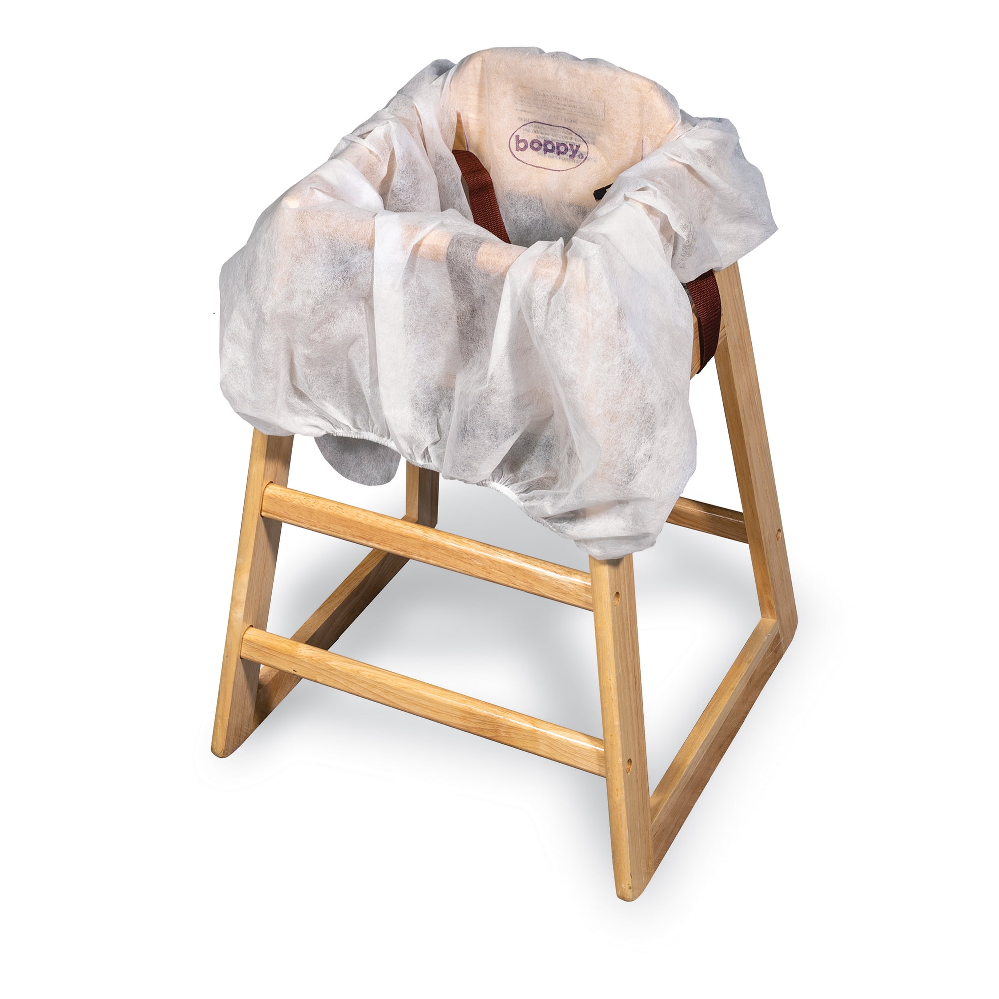 Boppy Disposable Cart Covers Pack of 5, Highchairs and Swings, 6-48 Months, White