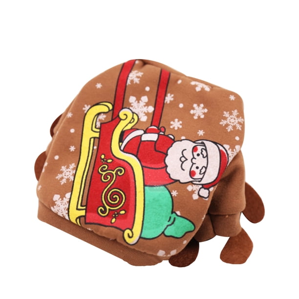 Greeniant Traje de Navidad para mascotas Otoño Invierno Sudadera con capucha cálida Ropa de suéter con capucha Ropa para mascotas 2XL Greeniant PT000156-06