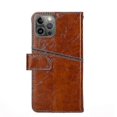 thumbnail image 3 of For Iphone 13 Geometric Stitching Horizontal Flip Tpu + Pu Leather Case With Holder Card Slots Wallet(light Brown), 3 of 5