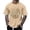 Khaki, variant on Men T-Shirts Patriotic Farm Tractor Graphic Tee Shirt Comfortable Casual Short Sleeve Tops O-Neck 1776-2026 Celebrate America's 250th Anniversary