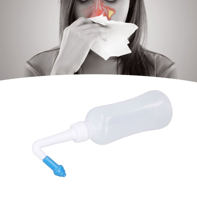 Botella De Enjuague Nasal, Botella De Lavado De Nariz ABS Portátil 300 Ml Para Niños Para Viajes