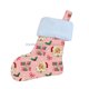 thumbnail image 3 of Calcetines de felpa de gran tamaño con estampado navideño, decoración personalizada, patrón de bastón de caramelo de Papá Noel, calcetines de regalo de Año Nuevo, rellenos de medias, 3 of 3