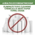 thumbnail image 4 of Nano Towels - Teal - Amazing Eco Fabric That Cleans Virtually Any Surface With Only Water. No More Paper Towels Or Toxic Chemicals. Easier and Make Your Home Safer & Healthier 4 Ct, 4 of 7