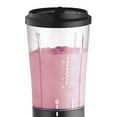 thumbnail image 2 of Hamilton Beach Portable for Shakes and Smoothies, 14 Oz BPA Free Travel Cup & Lid, Durable Stainless Steel Blades, Personal Smoothie, Black (51101AG), 2 of 5
